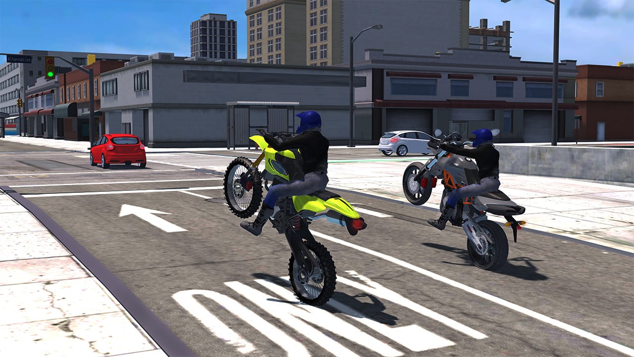 Motorcycle Driving Simulator-Dirt & Parking 2022 Racing Games Ultimate 4x4 City Offroad Kart 5