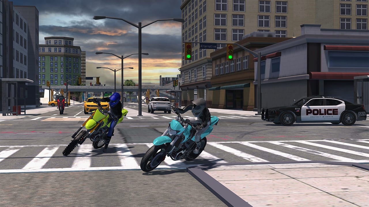 Motorcycle Driving Simulator-Dirt & Parking 2022 Racing Games Ultimate 4x4 City Offroad Kart 3