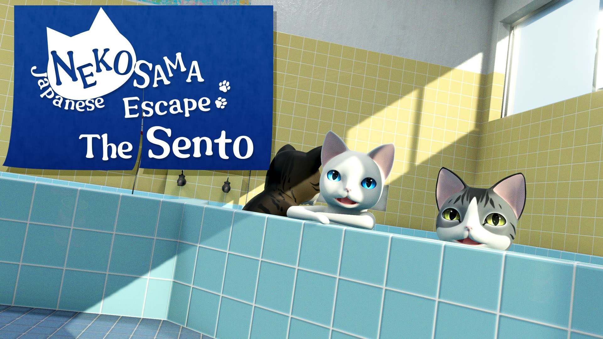 Japanese NEKOSAMA Escape The Sento 1