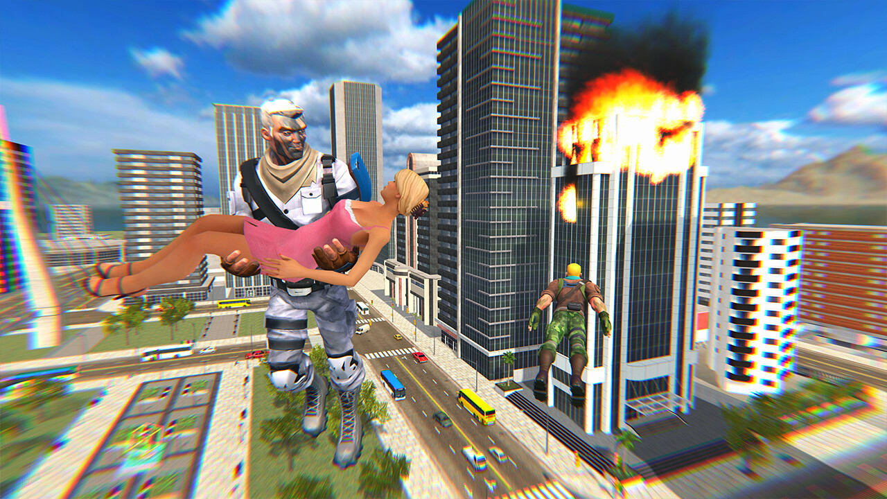 City Super Hero 3D - Flying Legend Warriors Deluxe Simulator 3