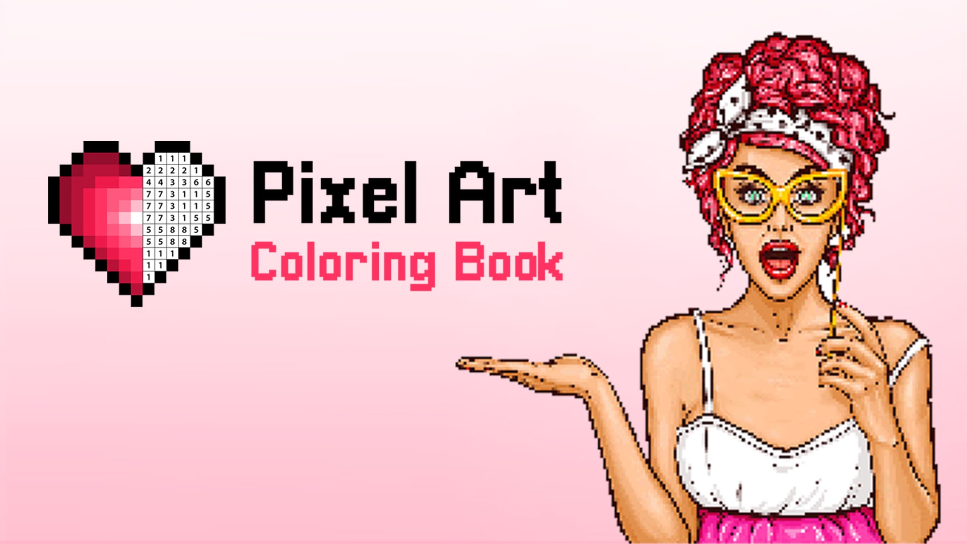 Pixel Art Coloring Book 1