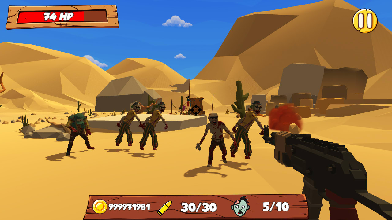 Zombie Dead Smasher - World Simulator Kill Strike Gun Shooter 3D Poly Games 2023 6