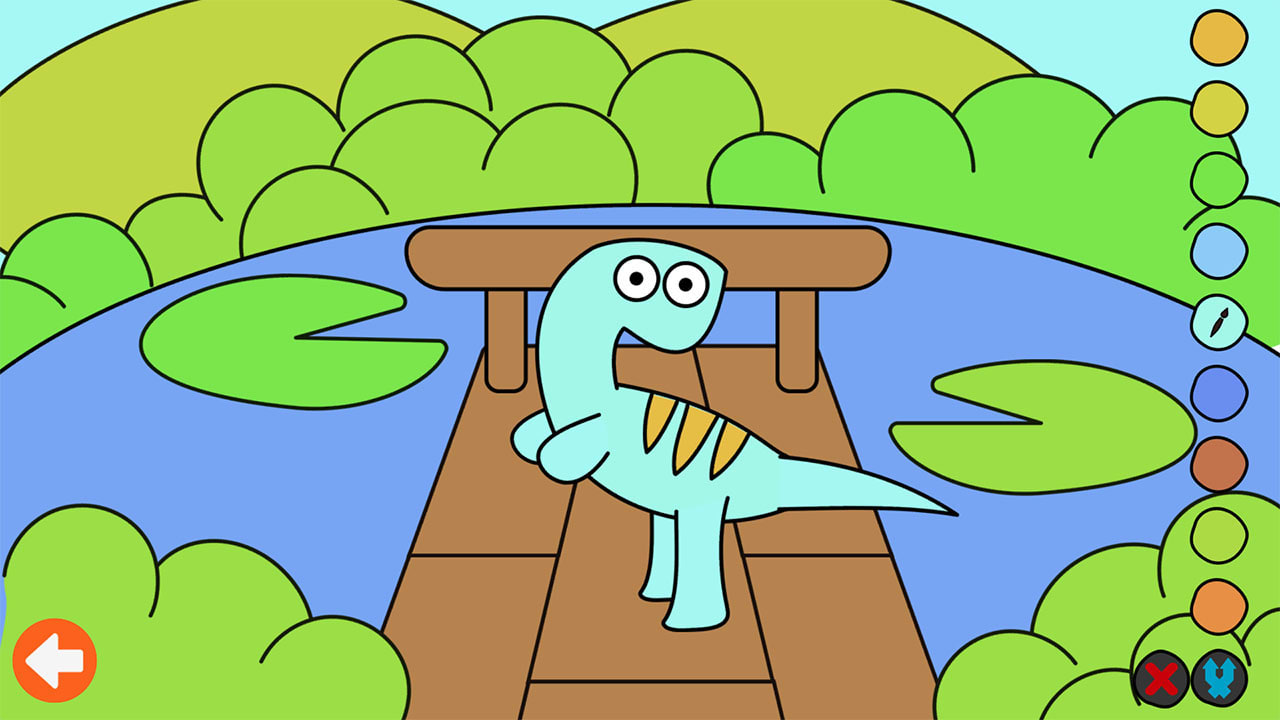 Learn & Play: Dino Coloring 5