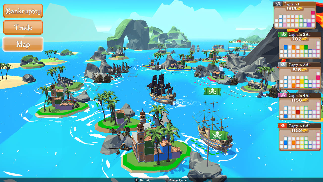 Piratepoly Gold: Caribbean Treasure 2