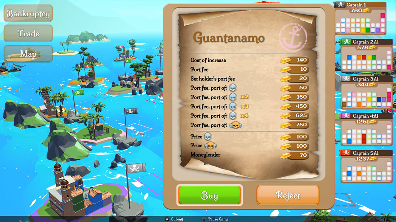 Piratepoly Gold: Caribbean Treasure 5