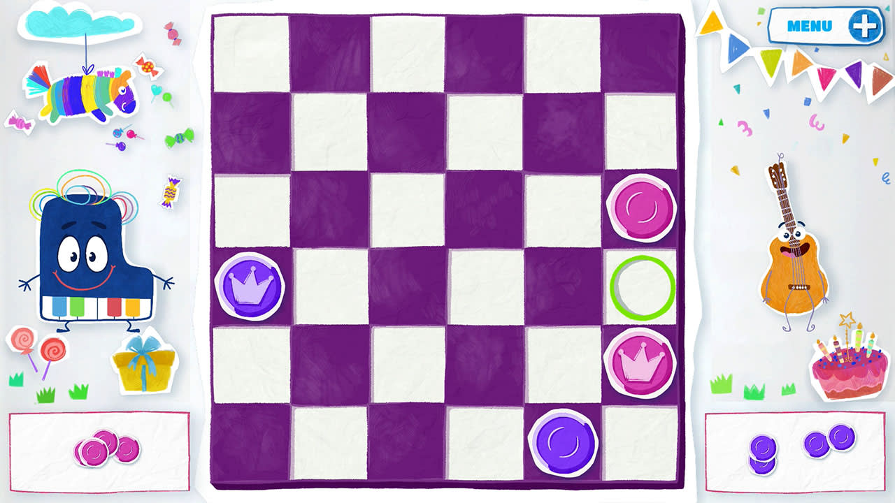 Kids Party Checkers 4