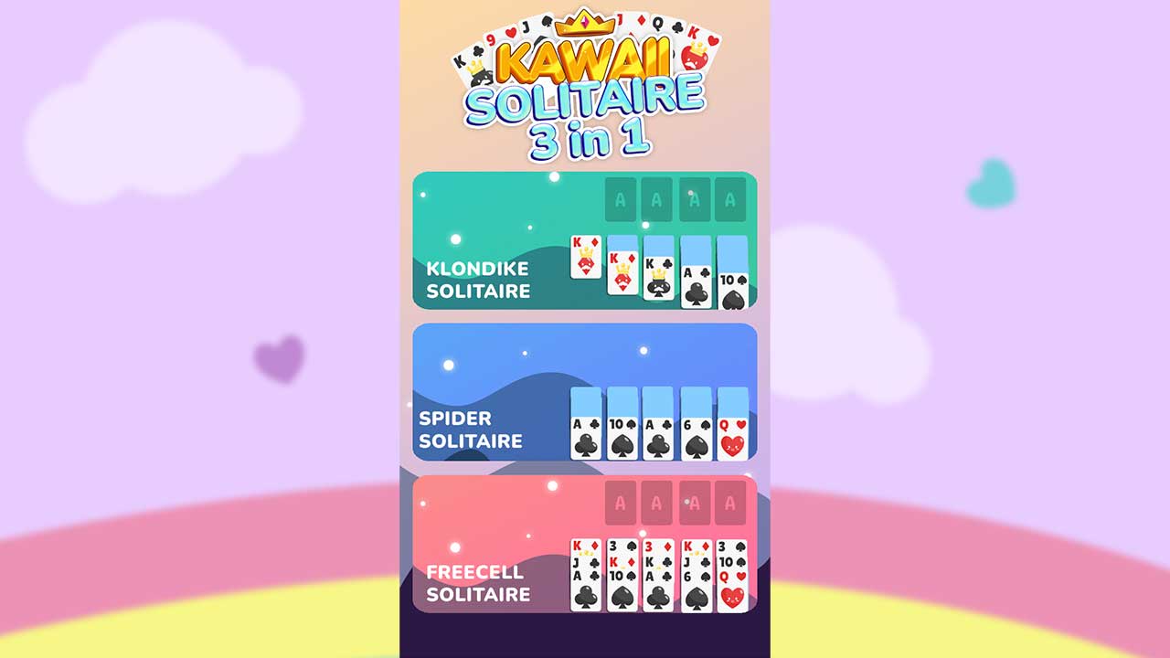 Kawaii Solitaire 3 in 1 2