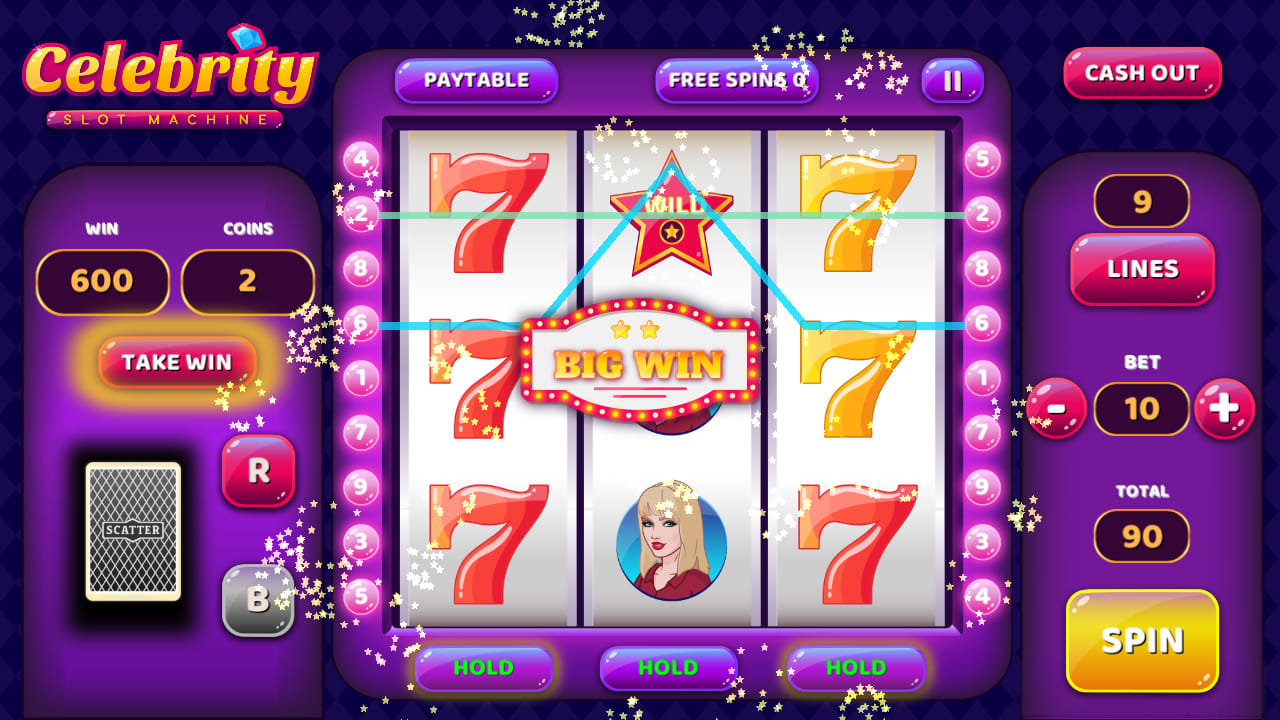 Celebrity Slot Machine 3