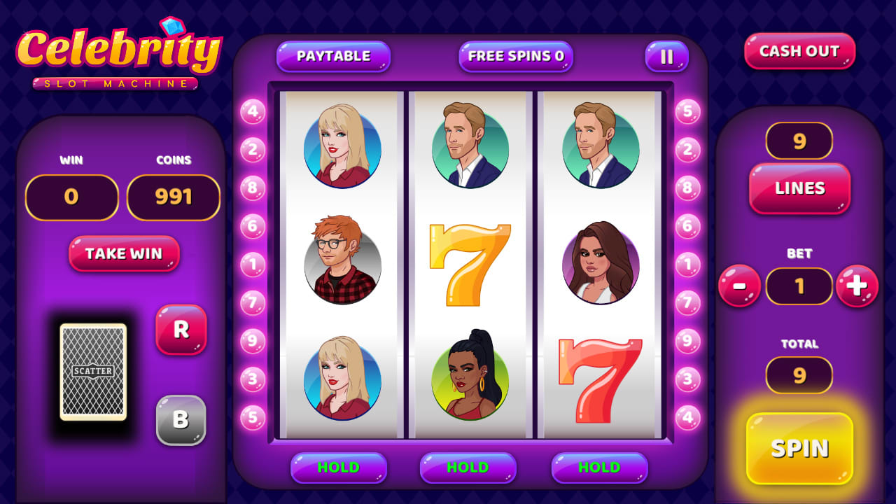 Celebrity Slot Machine 2