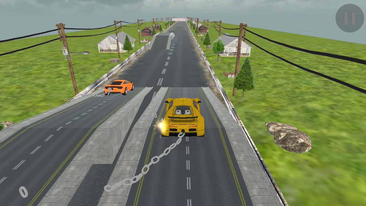 Chain Car Stunt Simulator - 3D Extreme Highway Car Driving Games 3