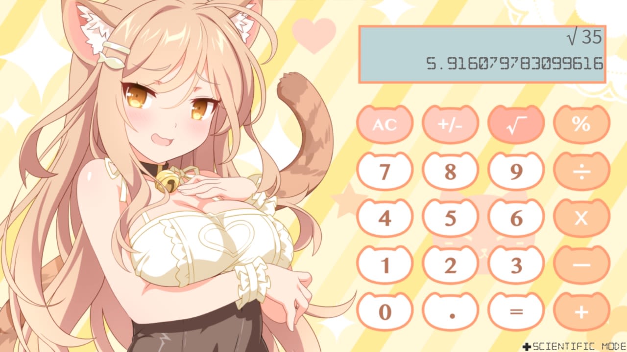 Sakura Neko Calculator 3