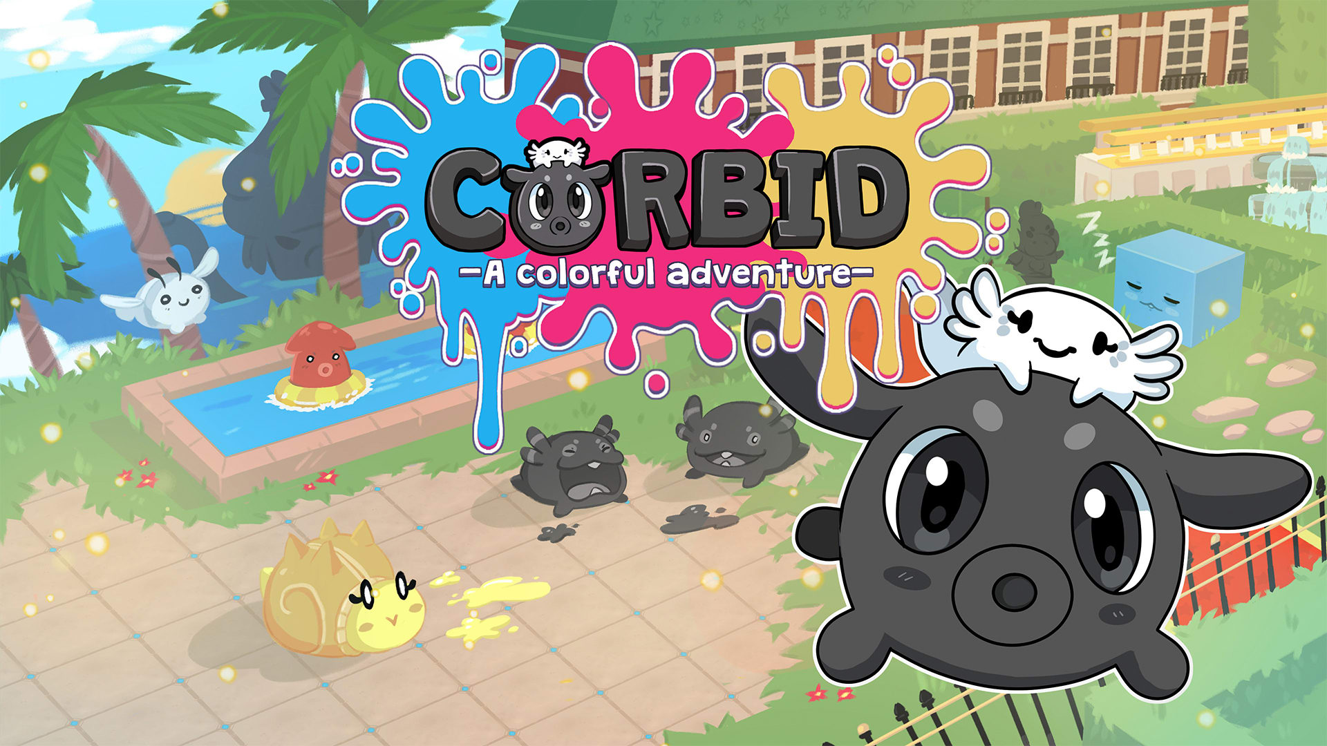 Corbid! A Colorful Adventure © 2023 Developed by CuCurry Team. Published 2023 by Gammera Nest, S.L. O. All other trademarks, logos and copyrights are property of their respective owners. All rights reserved 1
