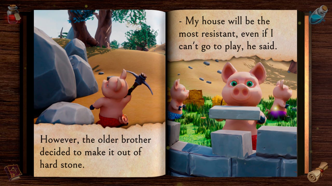 The Three Little Pigs: Interactive Book 8