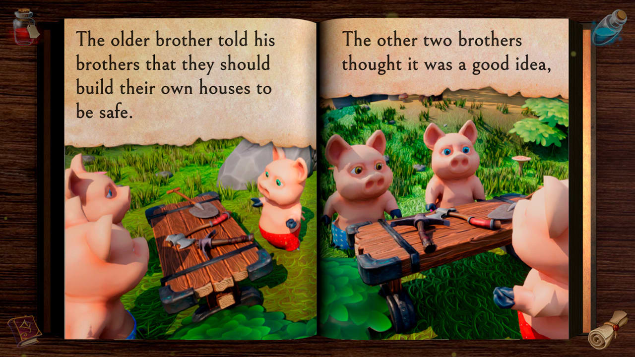 The Three Little Pigs: Interactive Book 5