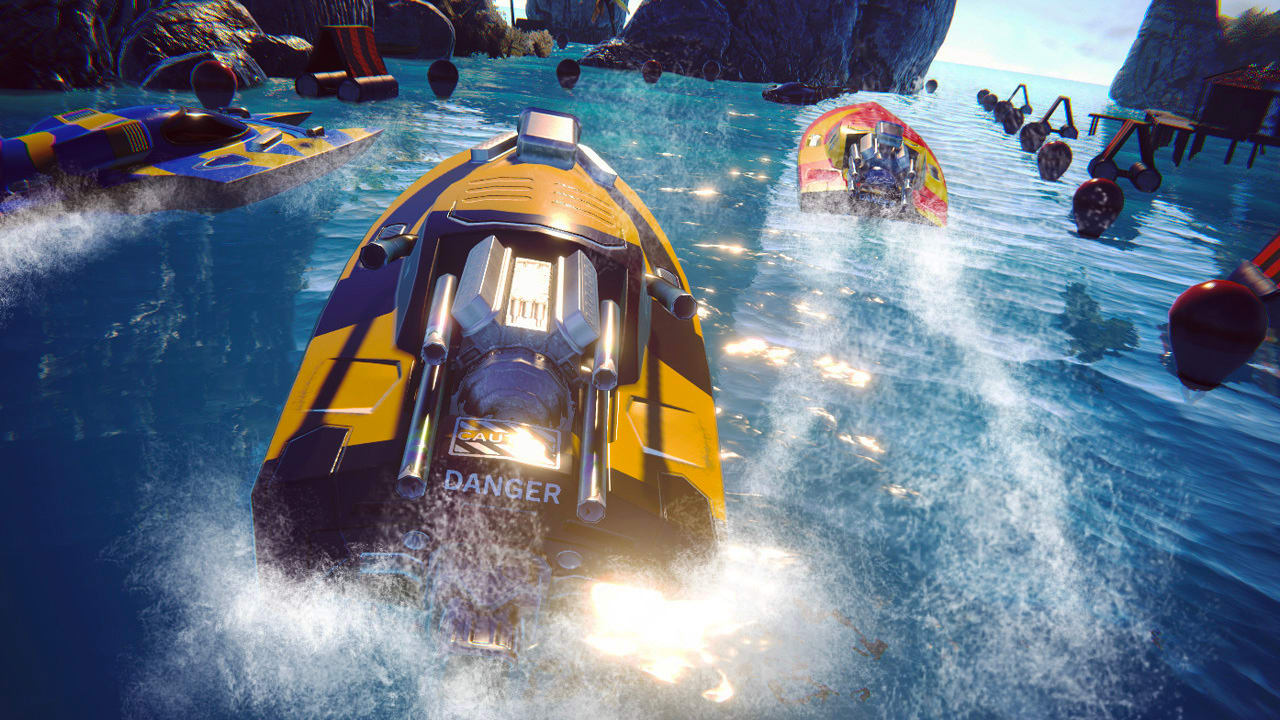 Race Boat Simulator - 3D Stunt Racing Driving Ship in Ocean 3