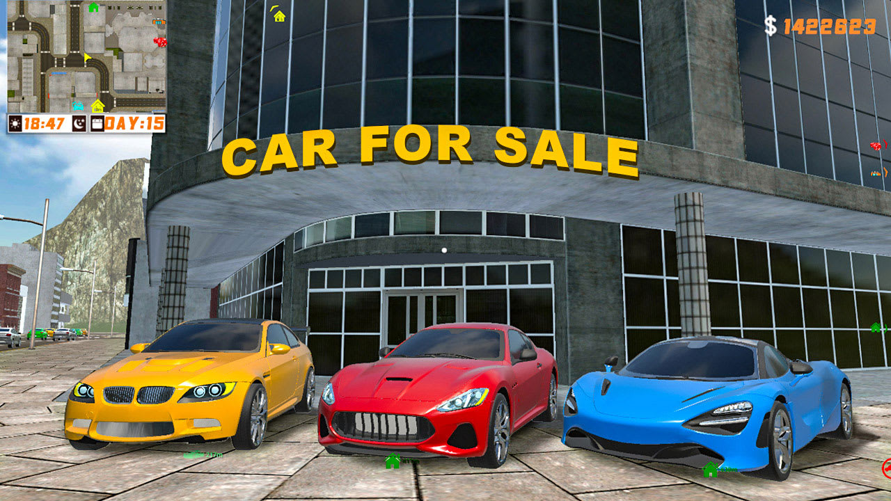 Car Flipper Simulator 2024 Car Mechanic, Wash, Car Sale for Nintendo