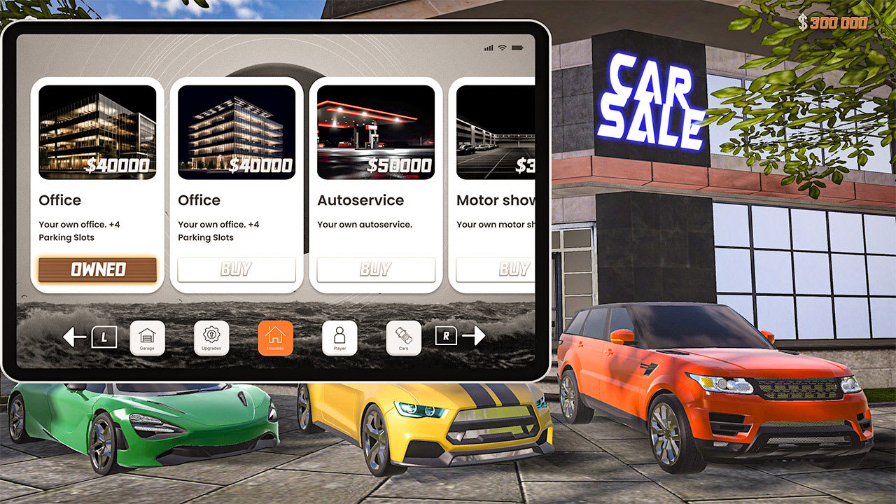 Car Flipper Simulator 2024 Car Mechanic, Wash, Car Sale for Nintendo