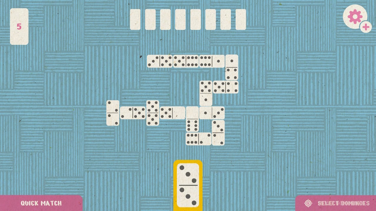 Paper Dominoes 4