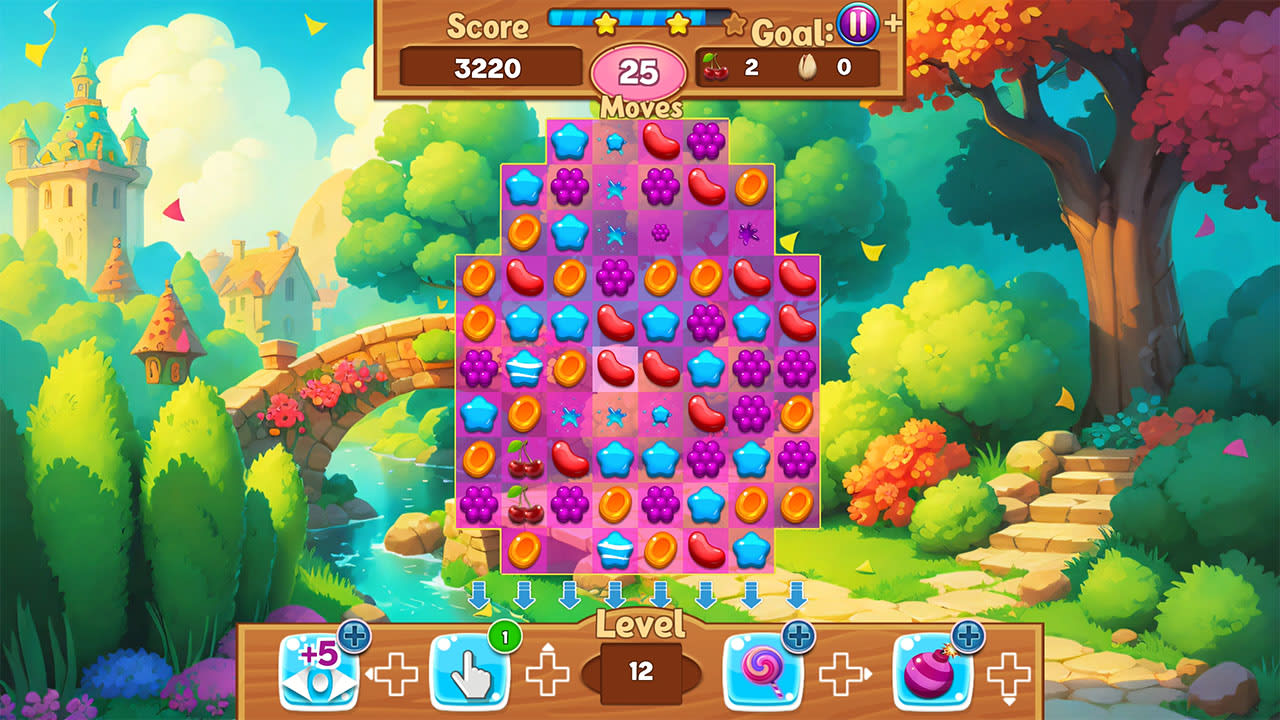 Jelly Fruits Adventure: Magic Match 3 Puzzle 2