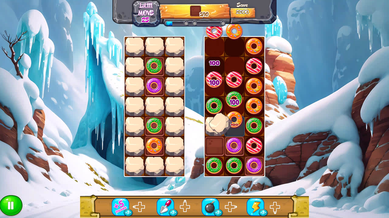 Magic Donut Adventure: Line Match 3 Puzzle 3