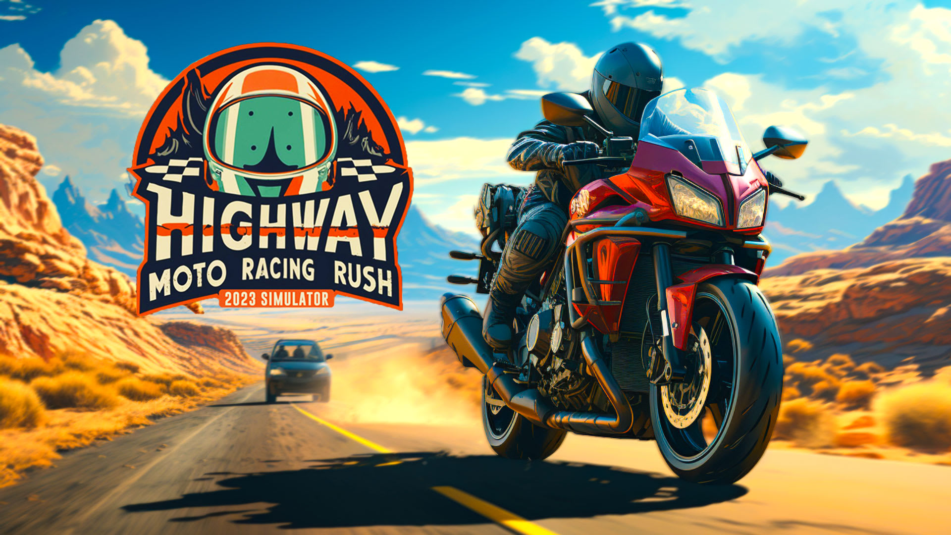 Highway Moto Racing Rush 2023 Simulator 1