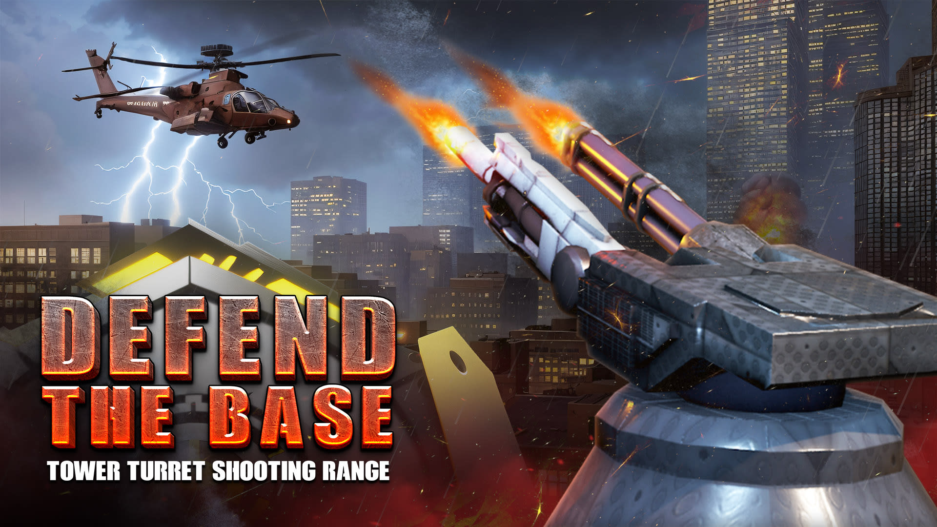Defend The Base: Tower Turret Shooting Range 1