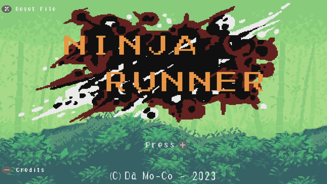 Pixel Game Maker Series Ninja Runner 3