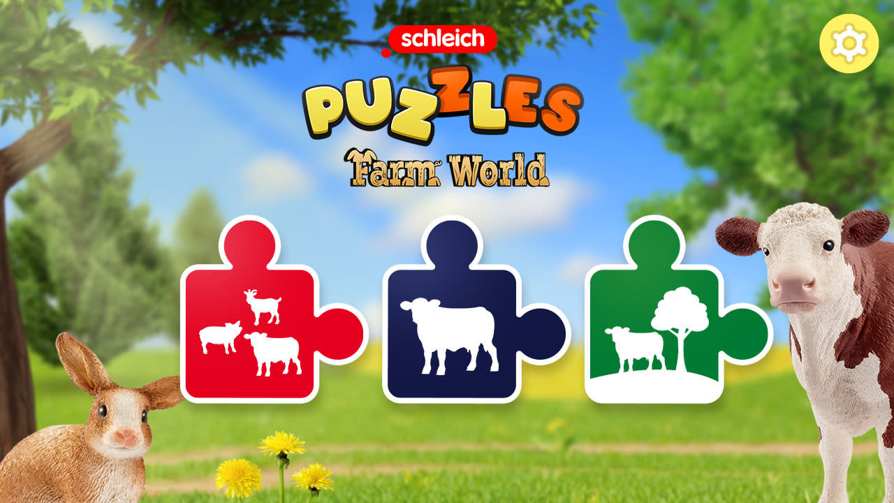 schleich® Puzzles FARM WORLD 2