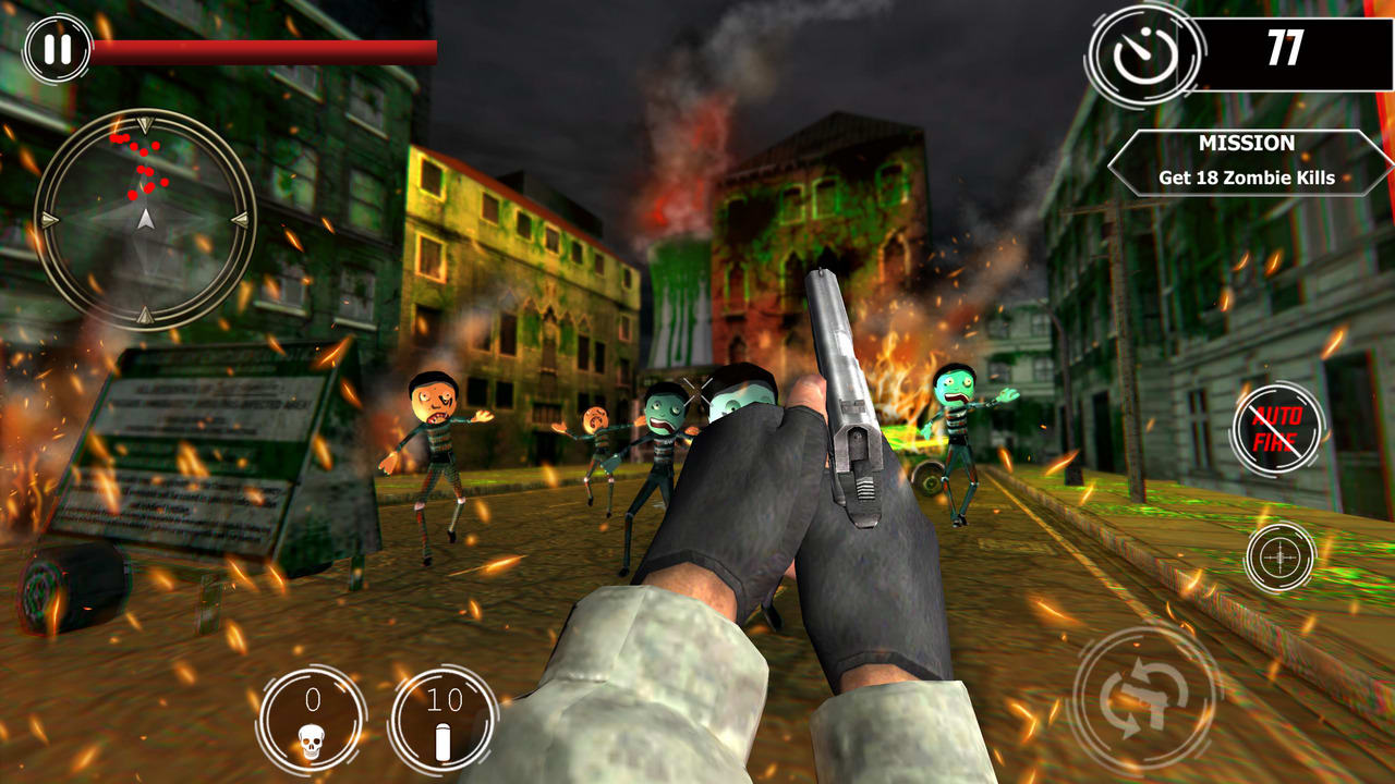 Zombie Sniper Shooter - Stickman War 7