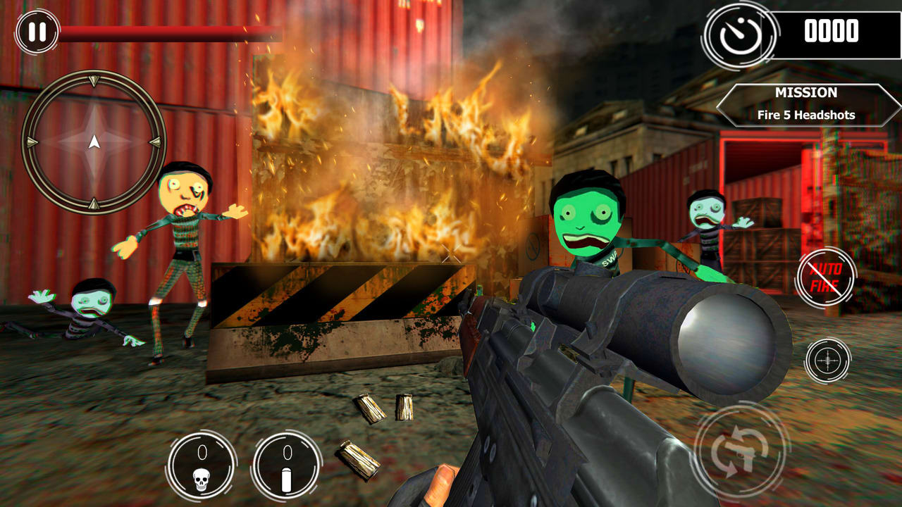 Zombie Sniper Shooter - Stickman War 5