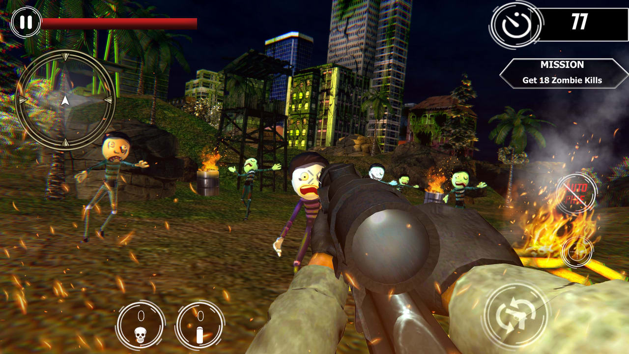 Zombie Sniper Shooter - Stickman War 8