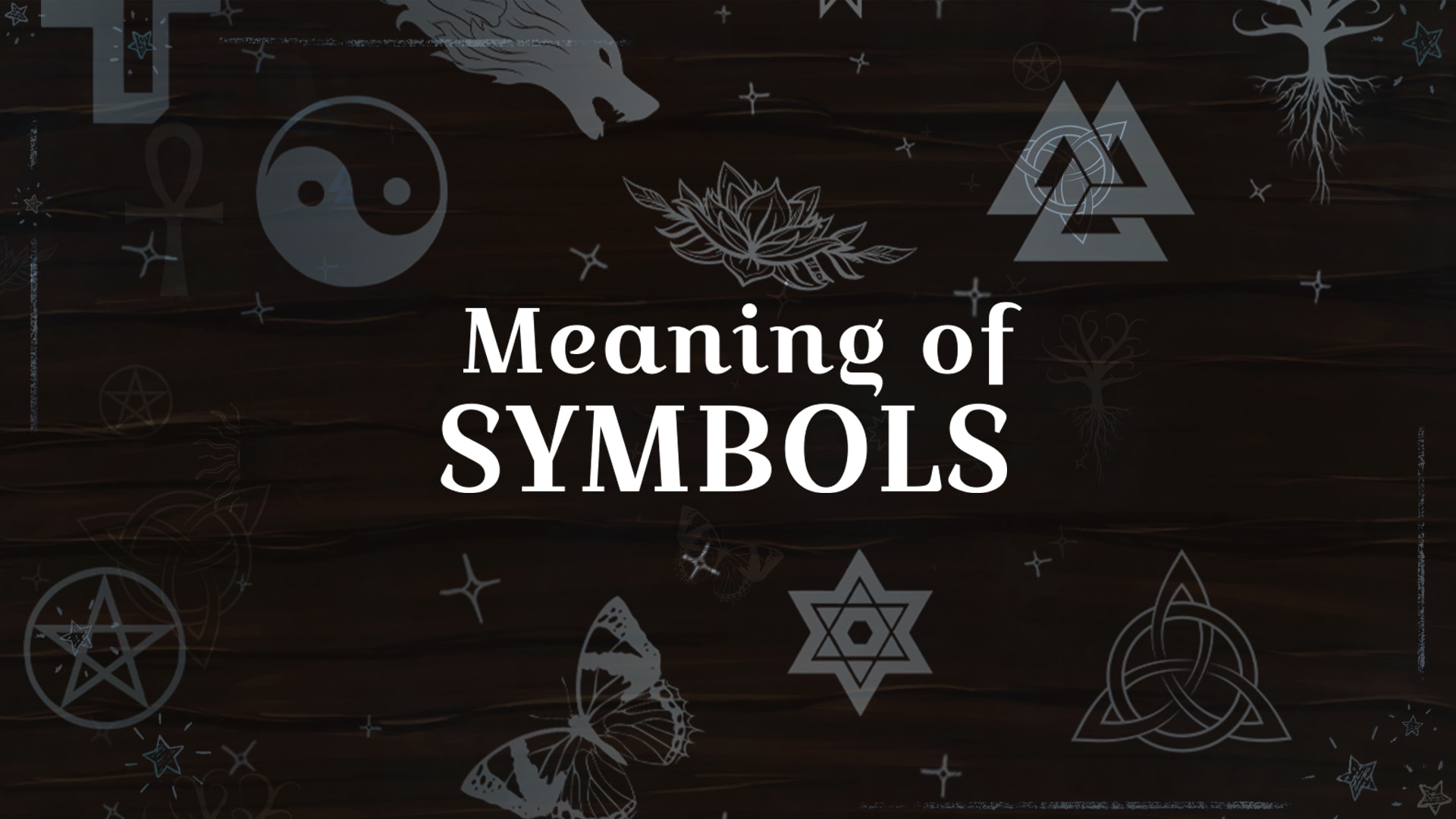 Meaning of Symbols 1