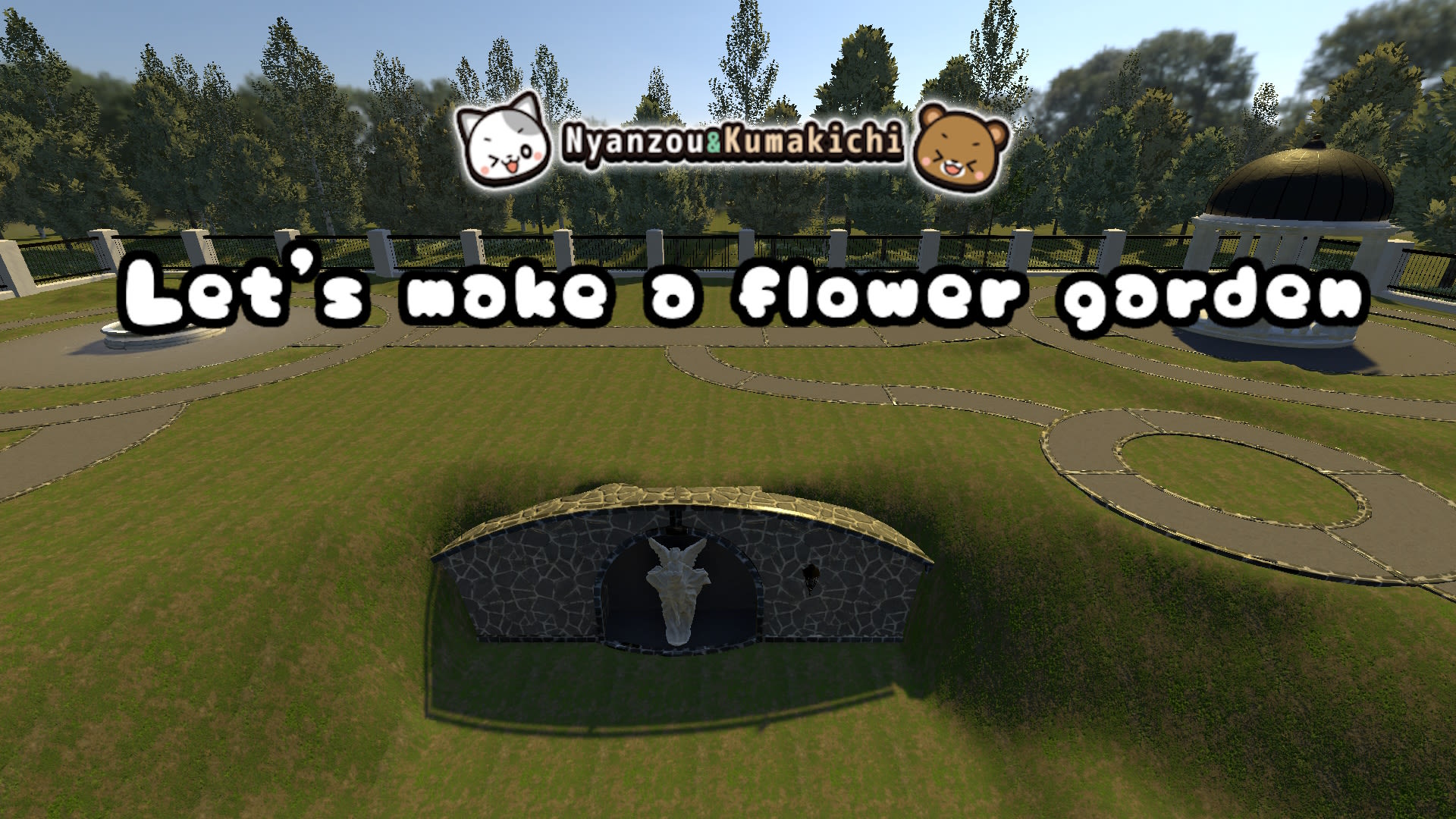 Nyanzou & Kumakichi Let's make a flower garden  1