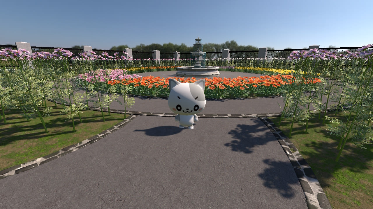 Nyanzou & Kumakichi hagamos un jardín de flores 5