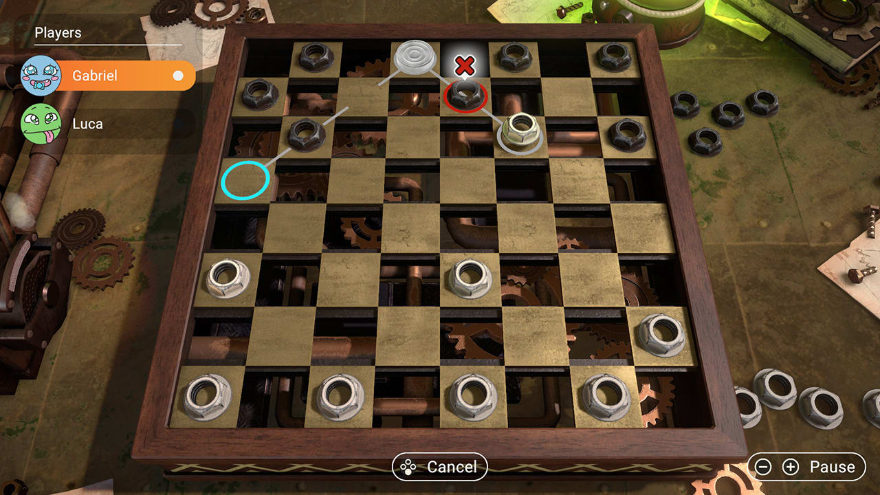 Colección de juegos 3en1: Backgammon + Damas + Molino 7