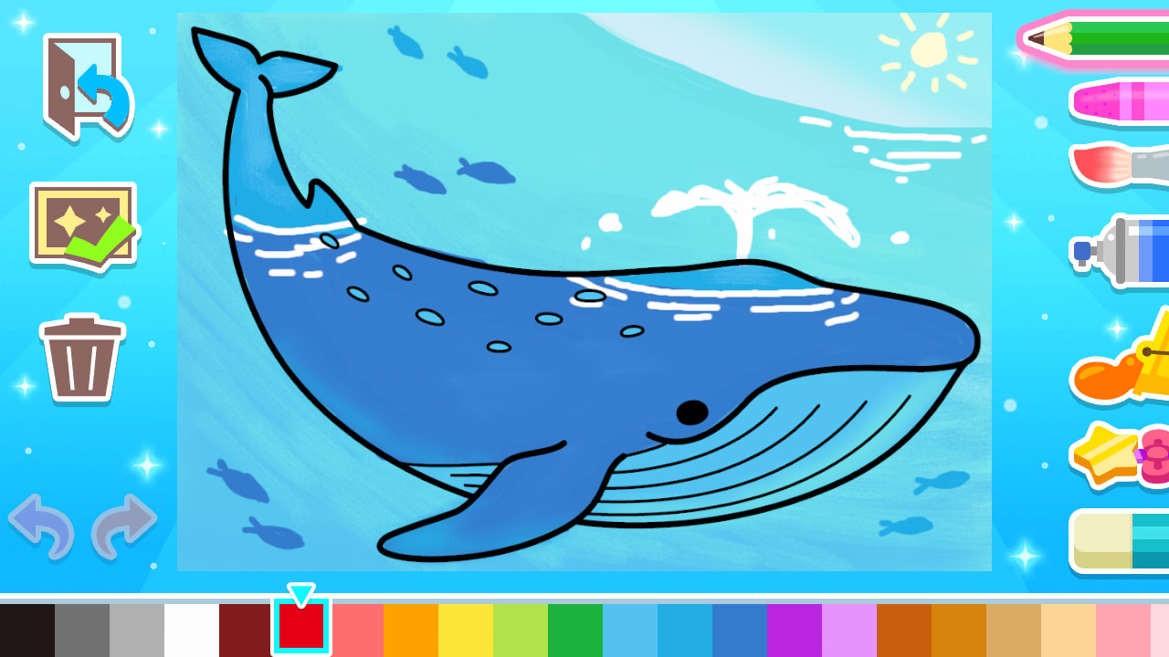 Coloring book series Aquarium 2