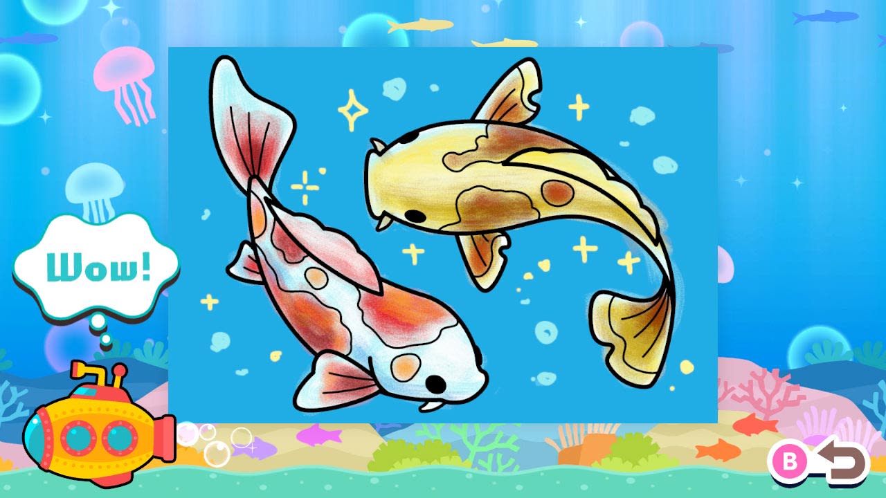 Coloring book series Aquarium 6