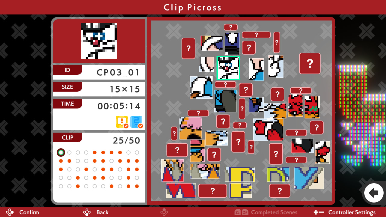 PICROSS S NAMCO LEGENDARY edition 8