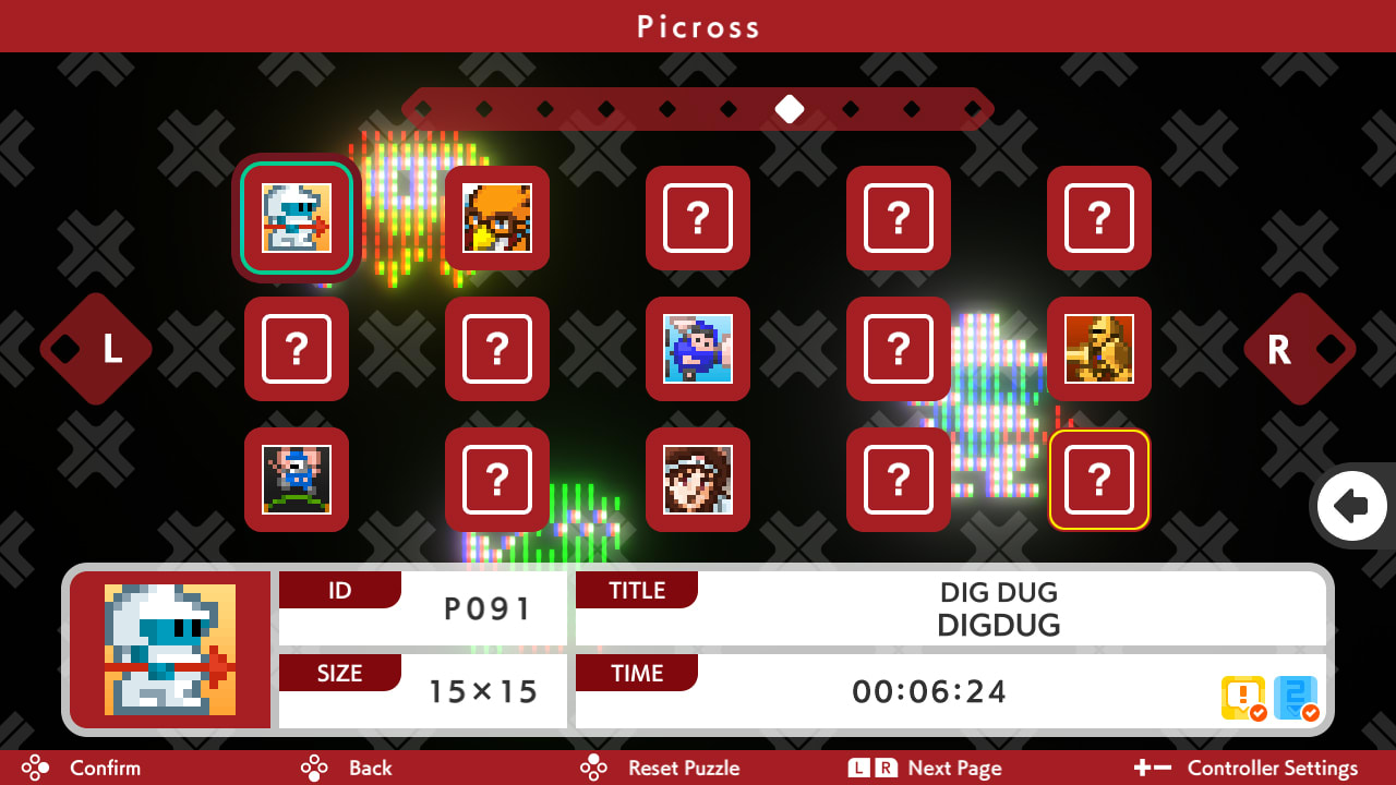 PICROSS S NAMCO LEGENDARY edition 5