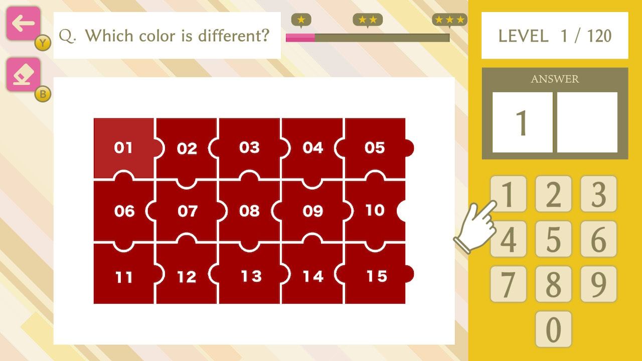 Simple Number-Based Color Sense IQ Test 2