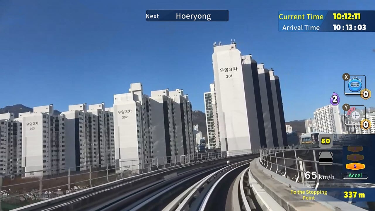 Korean Rail Driving Tour - LRT Uijeongbu 5