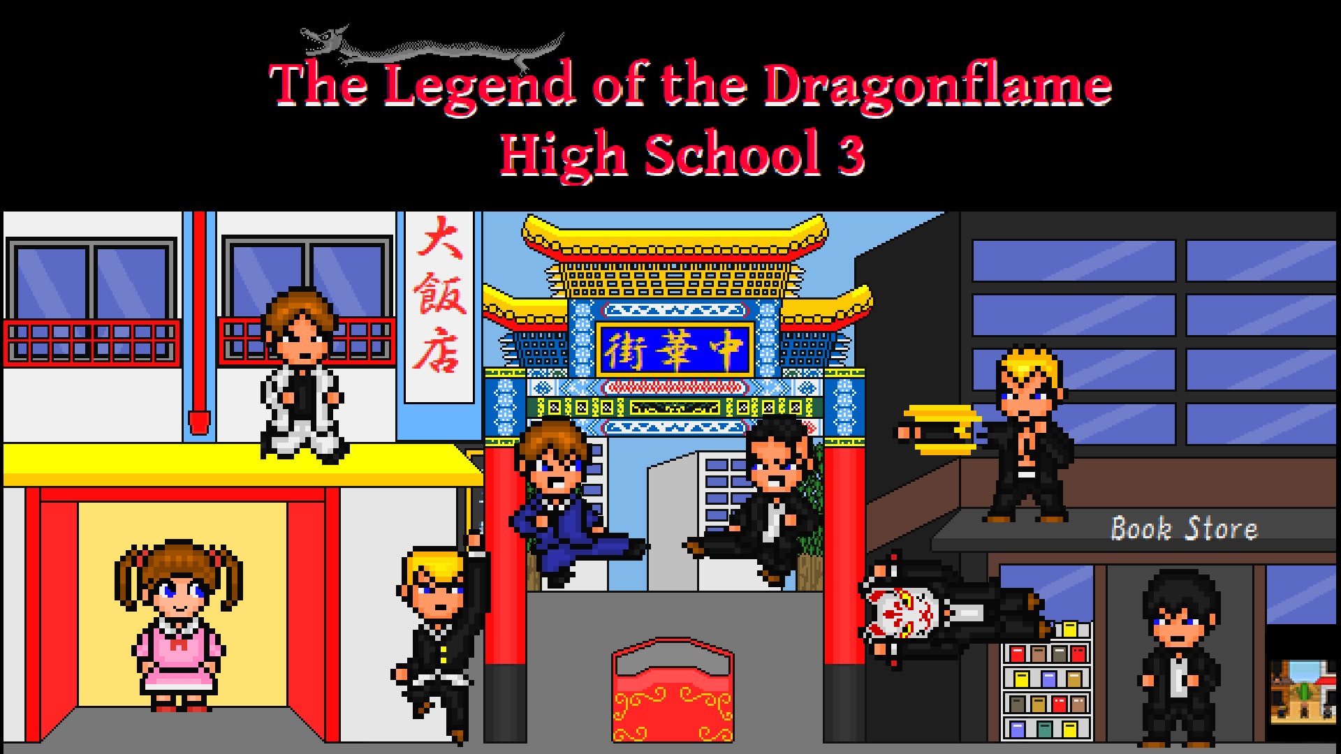 The Legend of the Dragonflame High School 3 1