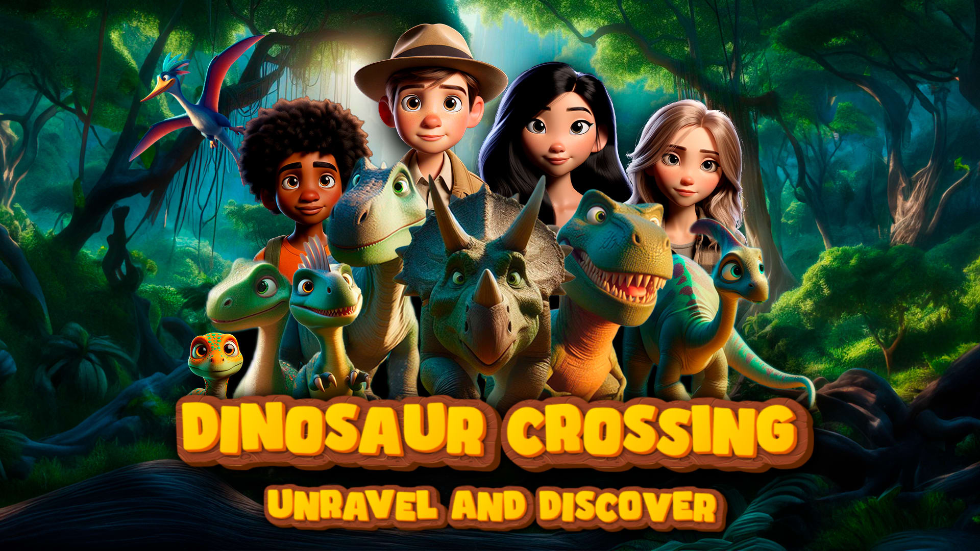Dinosaur Crossing: Unravel and Discover 1
