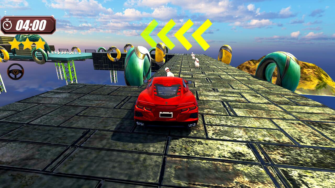 Racing Car Chaos: Extreme Stunt Showdown 4