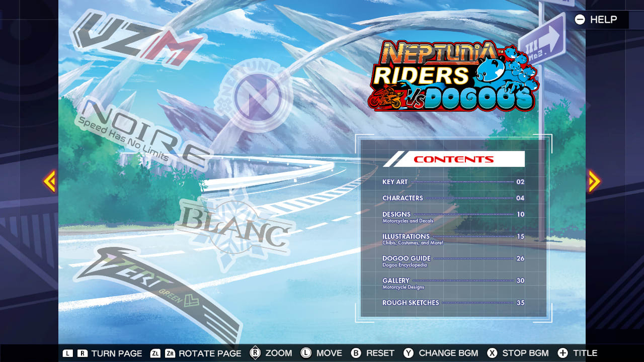 Neptunia Riders VS Dogoos Digital Art Book 2