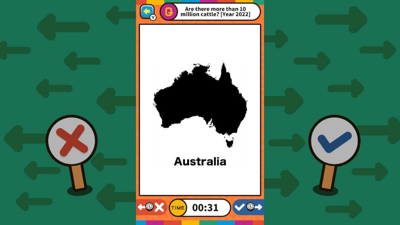 Swipe Right or Left Geography Binary Quiz 3