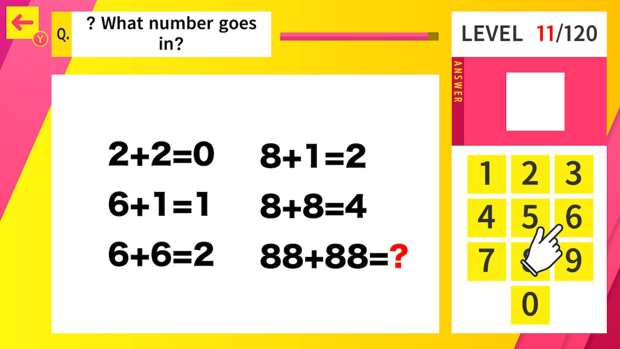 Choose and Easy NUMBER IQ QUIZ 4