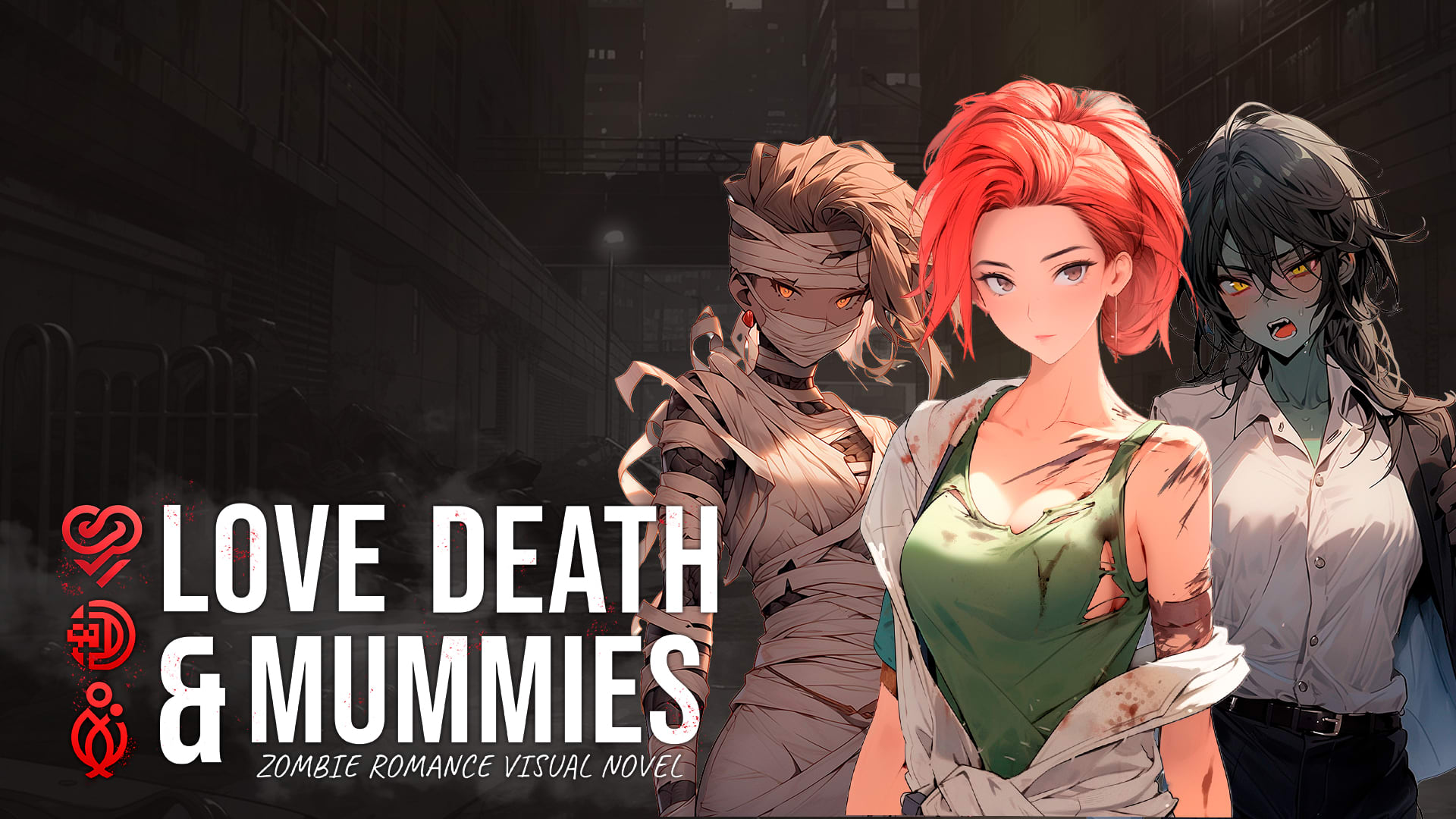 Love, Death & Mummies: Zombie Romance Visual Novel 1