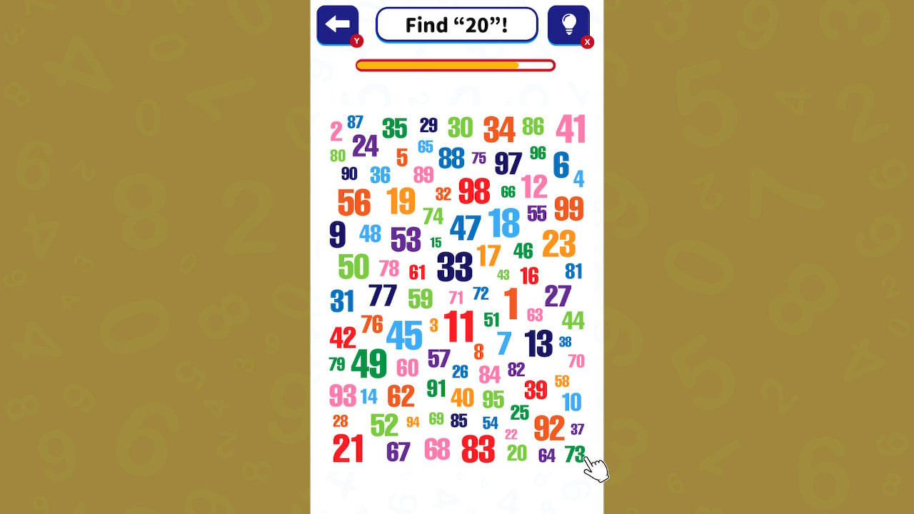 Brain Training!! Number Search 5
