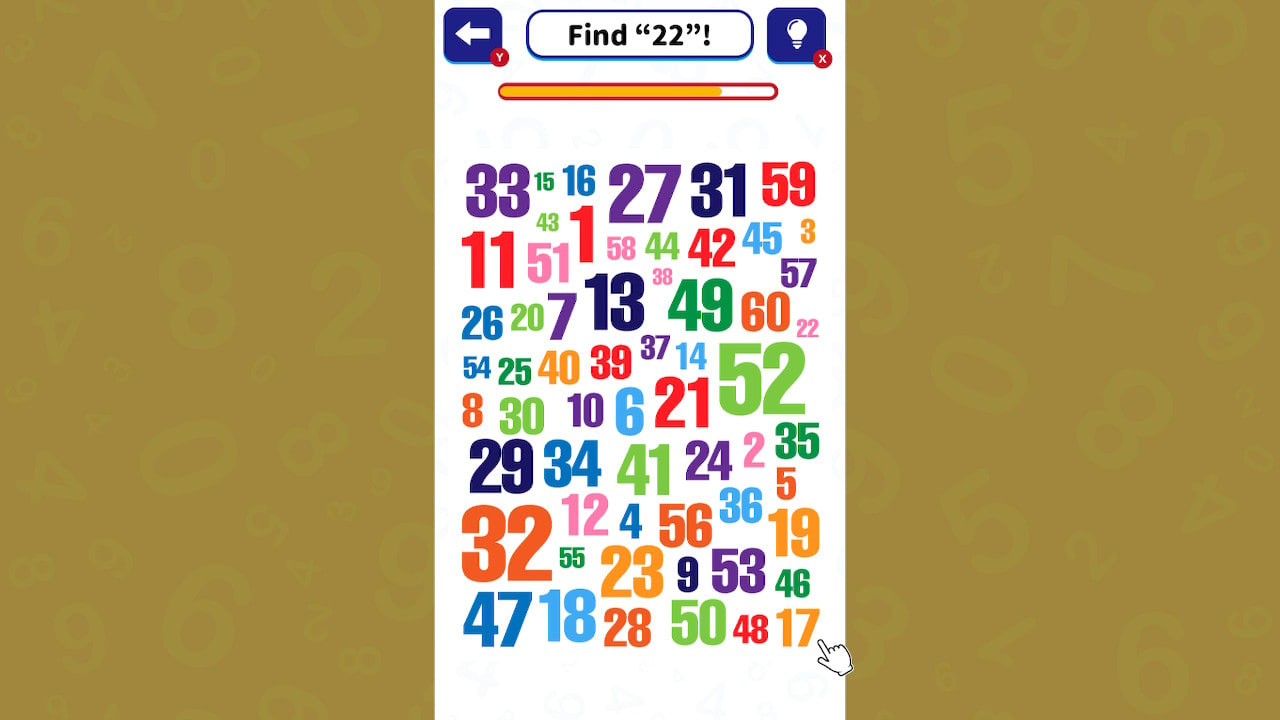 Brain Training!! Number Search 4